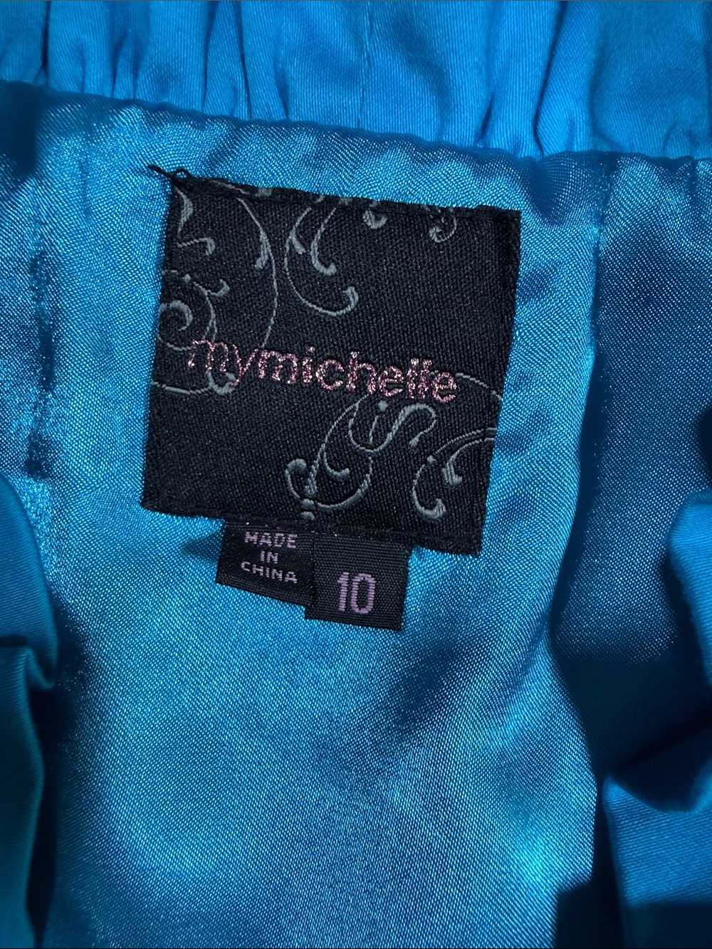 My Michelle Turquoise Ruffle Cardigan - Picture 3 of 7